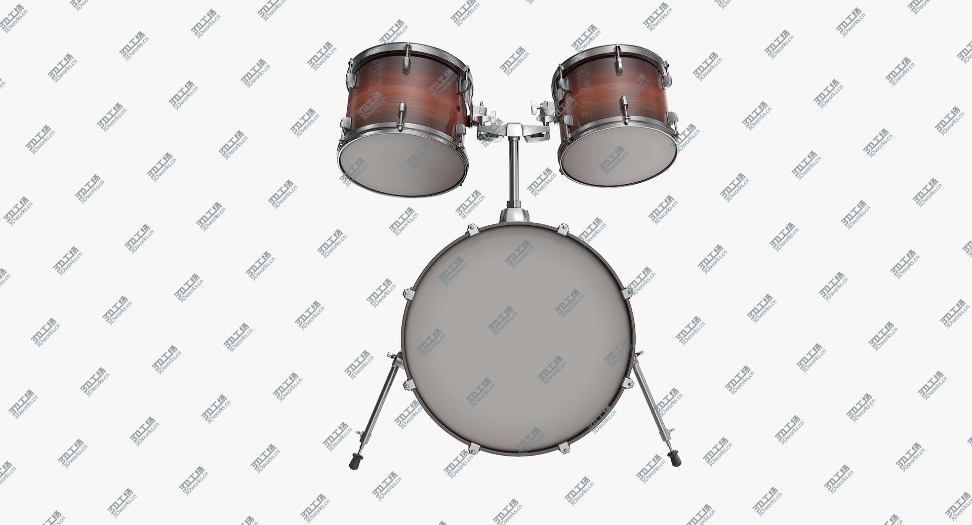 images/goods_img/202105072/Bass Drum with Mid n Small Top 3D model/5.jpg